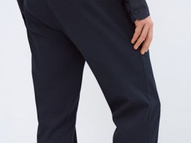 Чиносы с ремнём, Синий