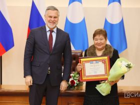 В Якутии вручили государственные награды многодетным матерям