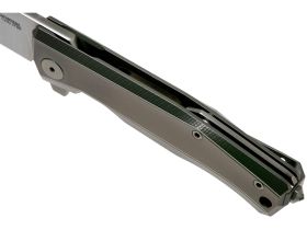 Складной нож LionSteel MT01 GY, сталь M390, рукоять Grey titanium