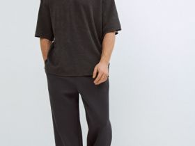 Футболка из структурной ткани, Серый