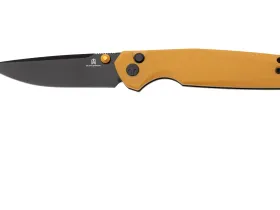 Складной нож Bestechman Velix, сталь 14C28N, рукоять G10, желтый