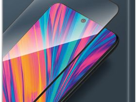 Защитное стекло BoraSCO для Samsung Galaxy A27 5G с чёрной рамкой