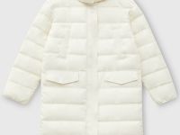 Утепленное пальто силуэта oversize