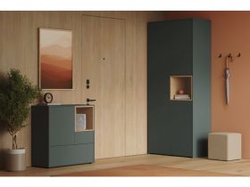 Распашной шкаф Висмар 2-103x240 Темно-зеленый