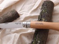 Складной Нож Opinel Stainless steel №10, нержавеющая сталь Sandvik 12C27, бук, 001255, блистер
