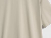 Футболка из мерсеризованного хлопка, Бежевый