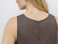 Сатиновый топ, Коричневый