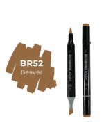 Маркер двухсторонний на спиртовой основе Sketchmarker Brush Цвет Бобер