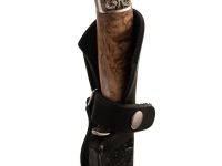 Нож Сайга для охоты, сталь булат, художественное литье, рукоять карельская береза