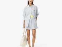 Женская рубашка Lacoste из льна