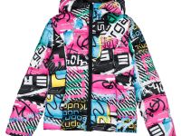 Куртка текстильная с полиуретановым покрытием для девочек