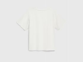 Футболка с аппликацией для девочек, Белый