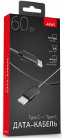 Кабель Akai CE-478BK USB-C / USB-C 1,2 м Чёрный