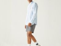 Мужская льняная рубашка Lacoste Regular Fit