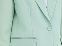 Однобортный жакет, Зеленый