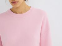 Джемпер плотной вязки, Розовый