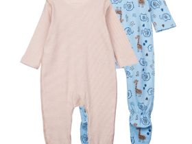 Комбинезон детский трикотажный для мальчиков, 2 шт в комплекте