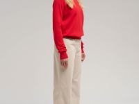 Брюки прямого кроя из вельвета