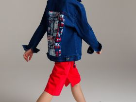 Куртка текстильная джинсовая для мальчиков