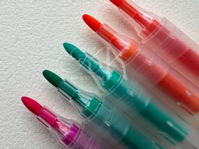 Набор текстовыделителей, двусторонние Languo, 10 цветов, 5 шт