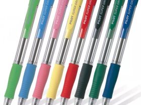 Ручка шариковая автомат Pilot "Super Grip" 0,7 мм, цвет синий