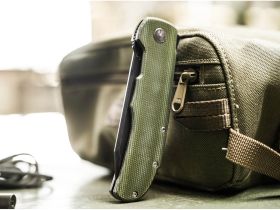 Складной нож Boker Tac-Master, сталь Nitro-V, рукоять микарта, зеленый