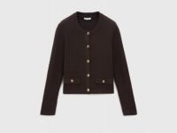 Укороченный кардиган, Коричневый