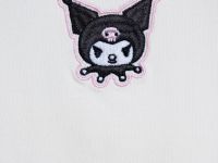 Лонгслив с аппликацией для девочек, Белый