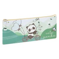 Пенал мягкий MESHU "Cute Panda" 200*100 мм, искусственная кожа