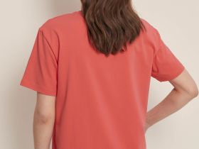 Футболка свободного силуэта с принтом