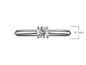 Кольцо из белого золота э4712кц07200753