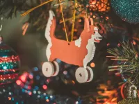 Игрушка деревянная "IDH Center" Корги 360-5