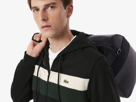 Мужской хлопковый свитшот Lacoste классического кроя