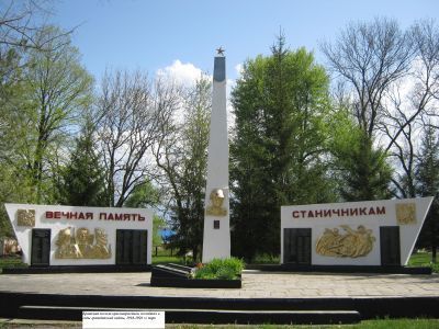 Братская могила красноармейцев, погибших в годы гражданской войны