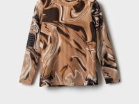 Фуфайка трикотажная для девочек (футболка с длинными рукавами)