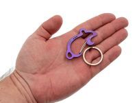 Карабин-мультитул Sanrenmu CZ01U, алюминий, фиолетовый