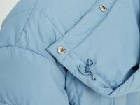 Стеганое утепленное пальто с капюшоном