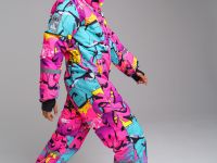 Зимний комбинезон из мембранной ткани для девочки