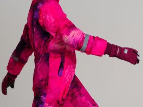 Перчатки текстильные для девочек