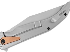 Большой складной нож Kershaw Strata XL, сталь D2, рукоять сталь/G10