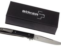 Нож складной Urban Trapper G10 - Boker Plus 01BO732, сталь VG-10 Satin, рукоять титан/стеклотекстолит G10