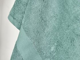Полотенце махровое Gusto, зеленое
