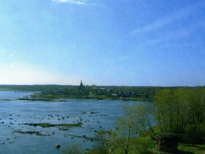 Место, где находилась Кемская крепость