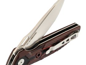 Складной нож Nimo Rough Red, сталь D2, рукоять G10
