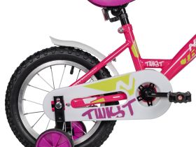 Детский велосипед Novatrack Twist 14, год 2025, цвет Черный