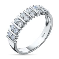 Классическое кольцо из белого золота э4712кц01190800_white