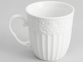 Кружка Белое тиснение/Emboss White