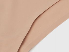 Бесшовные трусы со средней посадкой, Бежевый
