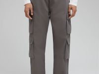 Брюки-карго с эластичным поясом