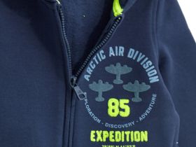 Толстовка на молнии для маленького мальчика